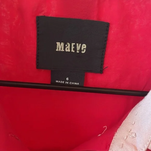 Maeve by Anthropologie Pink Blouse - Picture 2 of 4